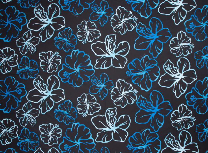 ブラック系 / ビューティーハイビスカス シルキーブリーズ【オリジナル柄】