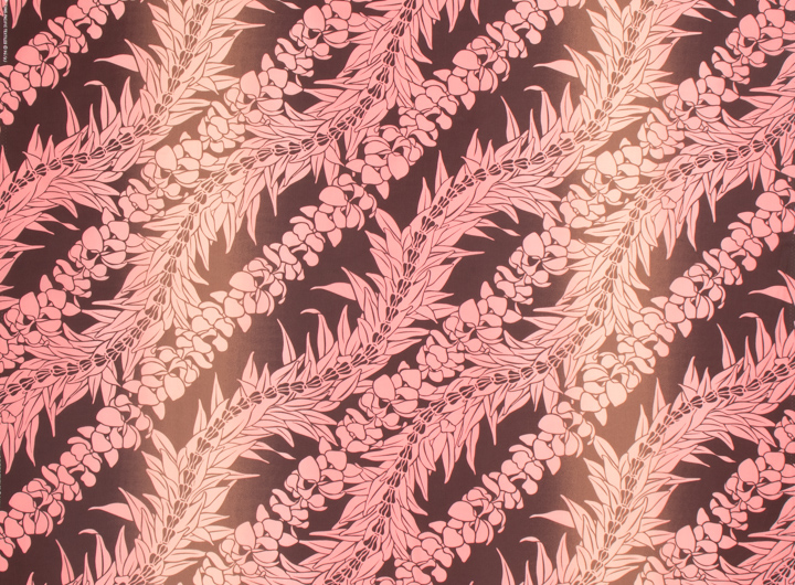 ブラウン系 / レイ ハワイアンファブリック