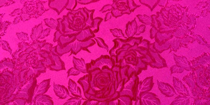 Mamo紫とピンクのロングドレス ハワイアンフラ （Maunaloa