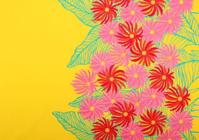 パウスカート♡ ポン様オーダー　マグノリア　マウナロア　可愛い　一点の‼️ マウナロア【Maunaloa】|フラダンス衣装の専門店|柄から選ぶ