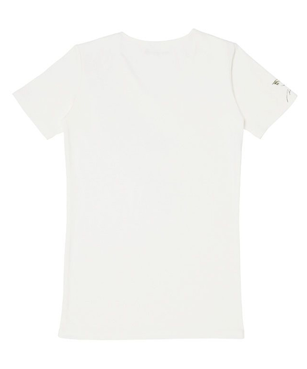 マイレレイVネックTシャツ WHITE M