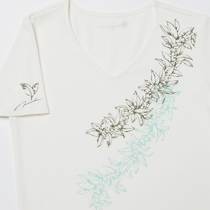 マイレレイVネックTシャツ WHITE S