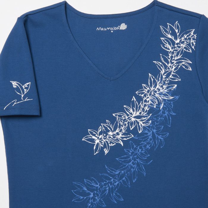 マイレレイVネックTシャツ NAVY XL