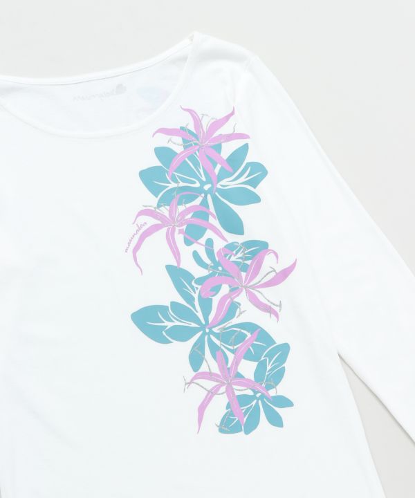 リノリリーTシャツ(10分袖) OFF WHITE M