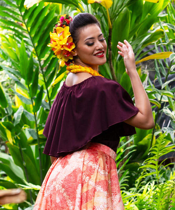 ワイドフリルシャーリングブラウス KHAKI M