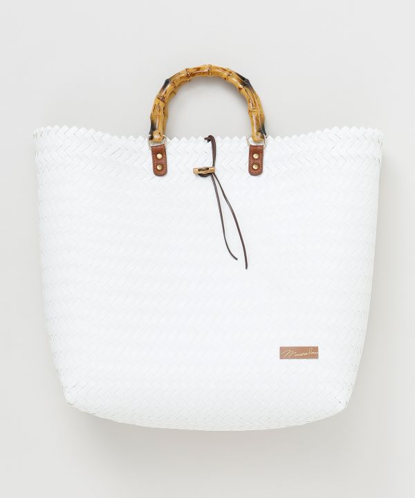 ハンドルカゴＢＡＧ　Ｌ WHITE -