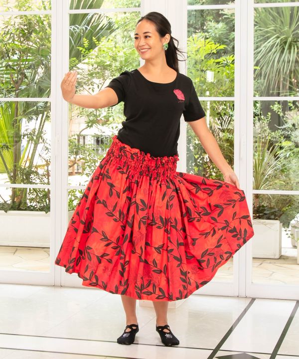 【既製品】シングルパウ73CM丈 レフアマイレ／レッド系 73CM -