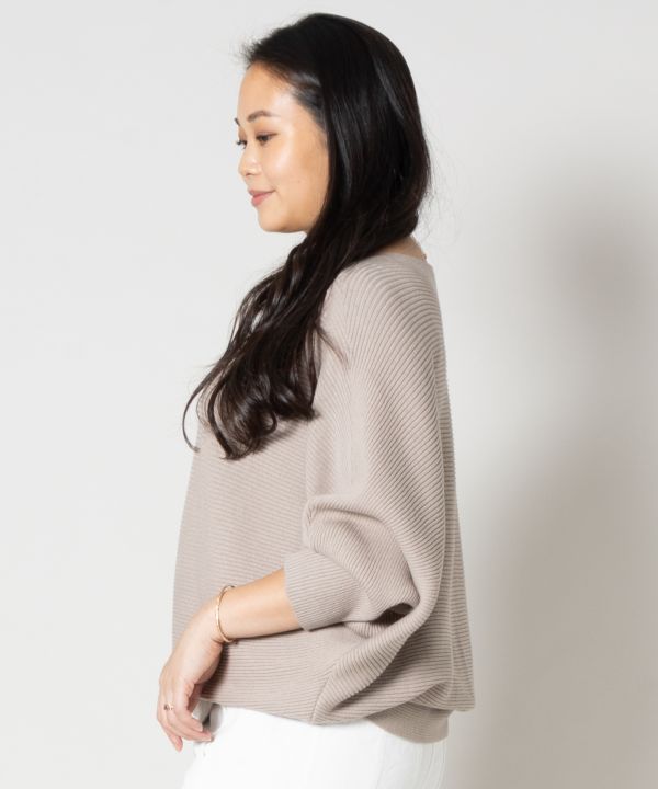 ドルマンニットＴＯＰ GREIGE -