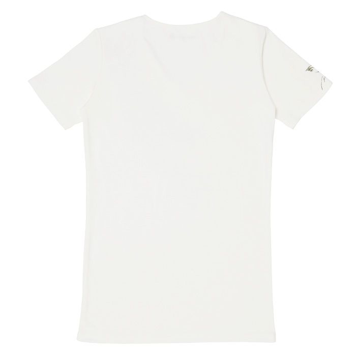 マイレレイVネックTシャツ WHITE S