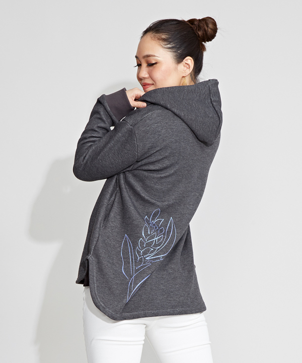 ジンジャーシャギーパーカ GRAY M