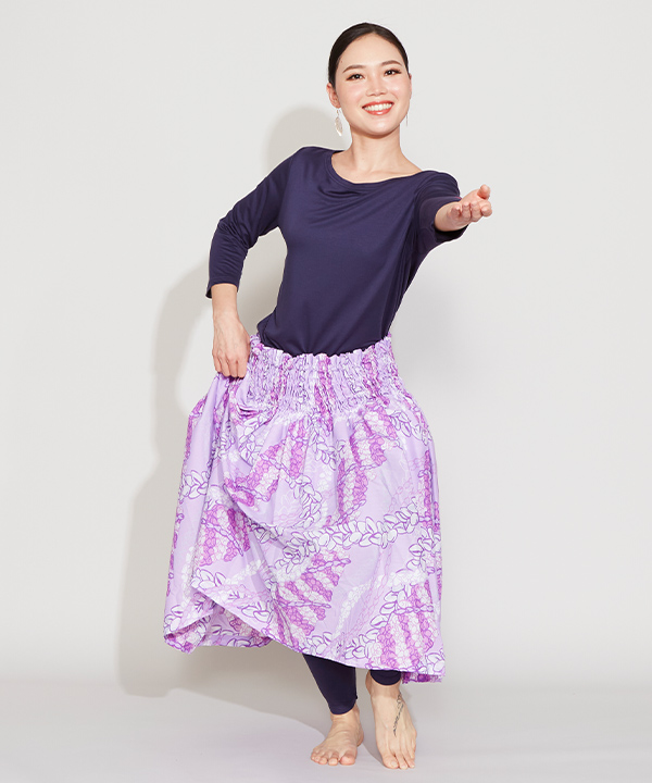 【既製品】シングルパウ 73CM丈 スイングシェルレイ/ブルー系 73CM -