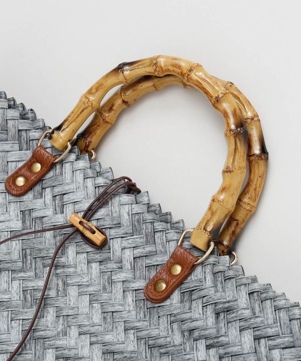 ハンドルカゴＢＡＧ　Ｍ BLUE MIX -