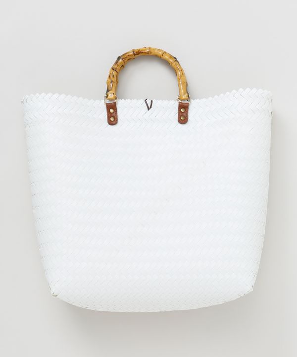 ハンドルカゴＢＡＧ　Ｌ BLUE MIX -