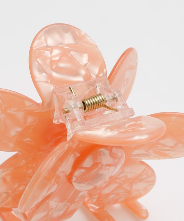 プルメリアヘアクリップ CORAL PINK -