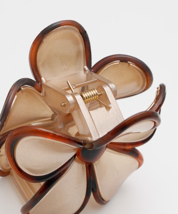 ナヘナヘプルメリアヘアクリップ BLACK -