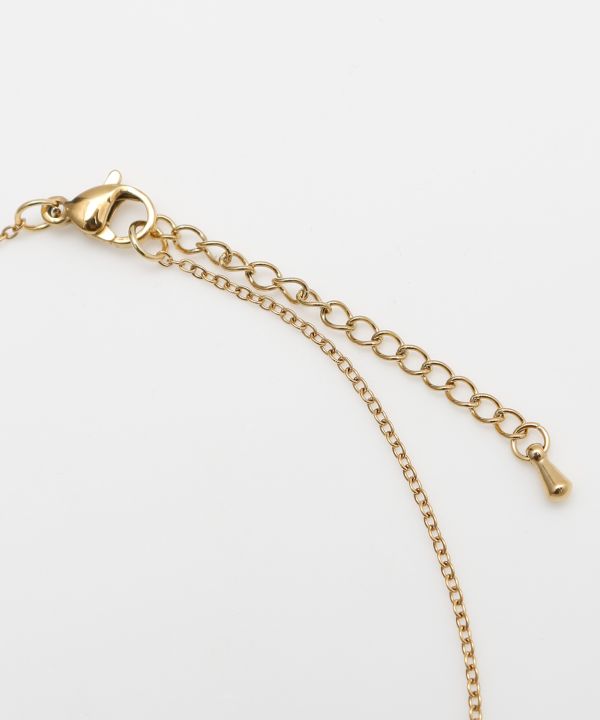 １粒パールチェーンネックレス WHITE -