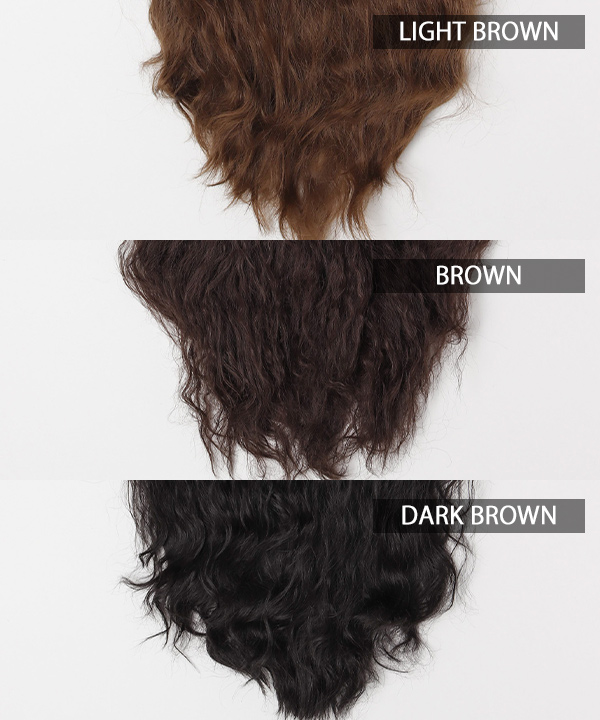 ロコウィッグボリュームアップ DARK BROWN -