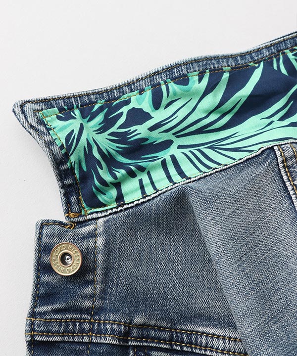 ハワイアンデニムジャケット NAVY M