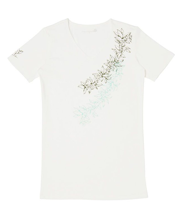 マイレレイVネックTシャツ WHITE M