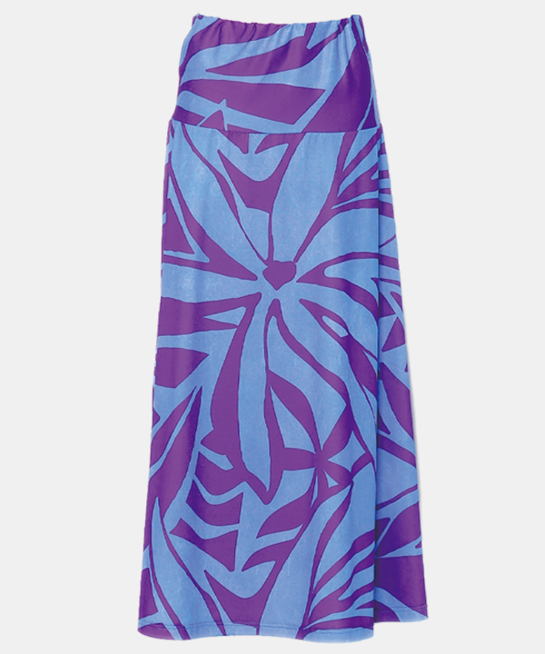 ティアレタパマキシスカート PURPLE M