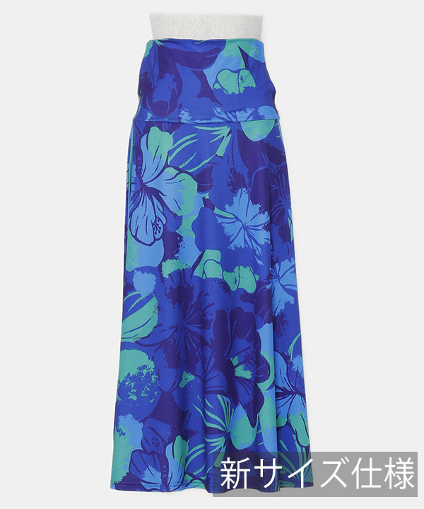 プアアロアロマキシスカート BLUE M-L