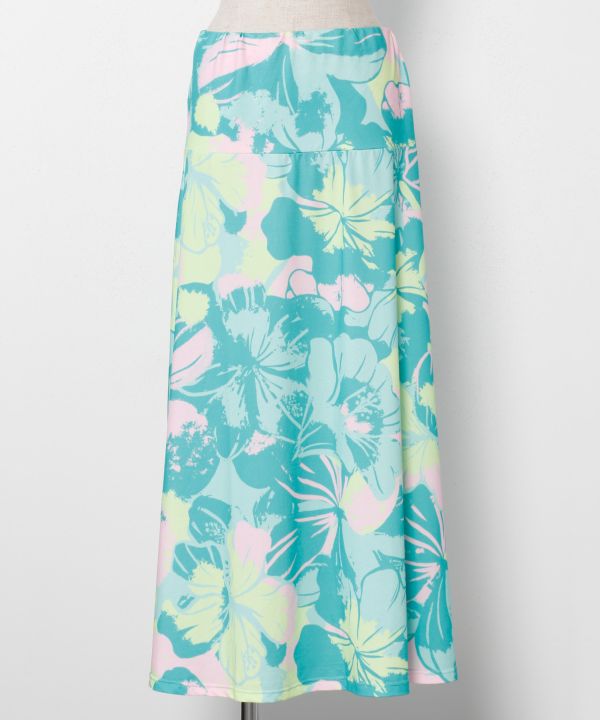 プアアロアロマキシスカート LIME L-LL