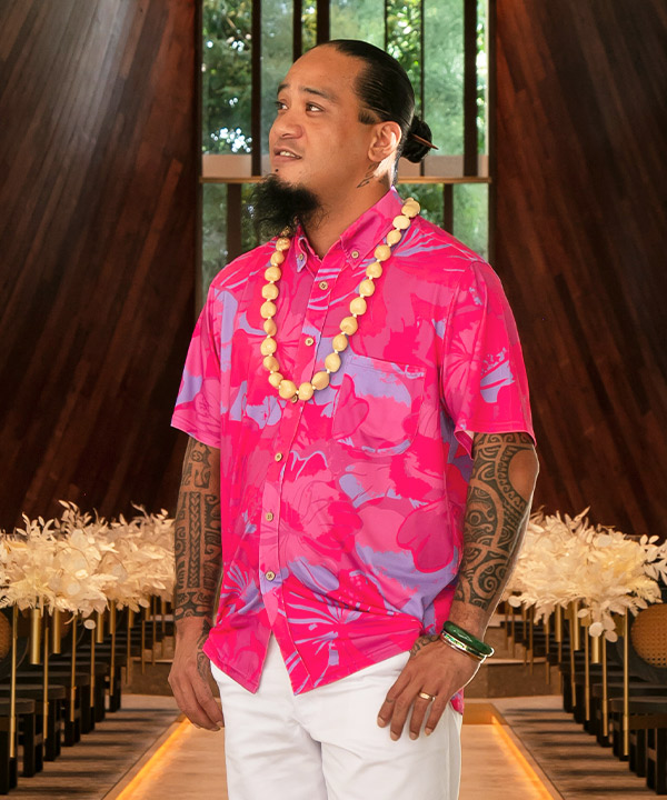 プアアロアロシャツ(Men's) FUSHA M