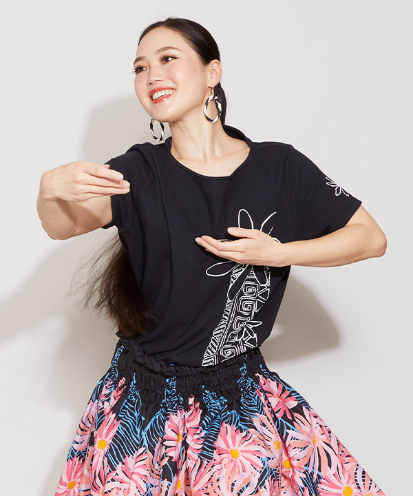 タパティアレTシャツ(半袖) BLACK M