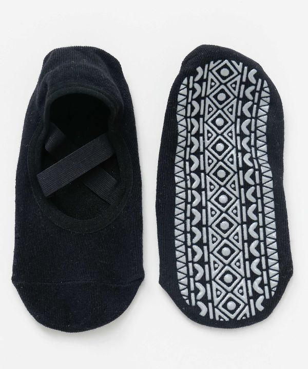 カラーレッスンソックス BK BLACK -