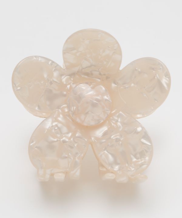 プルメリアヘアクリップ IVORY -