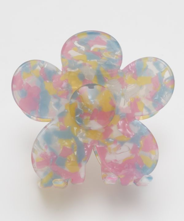 プルメリアヘアクリップ PINK MIX -