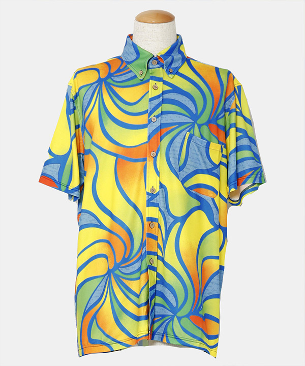 ネオンハイビシャツ(Men's) BLUE M