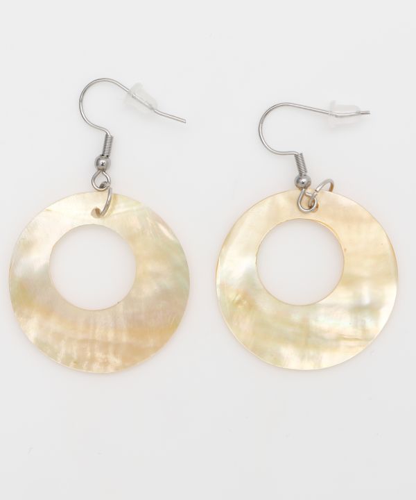 サークルシェルピアス YELLOW -