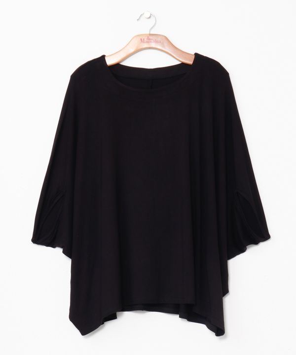 ドルマンチュニックＴＯＰ BLACK -
