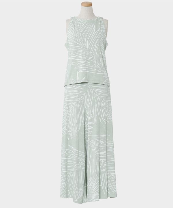 ハパハオレパームセットアップ(パンツスタイル) LT KHAKI M