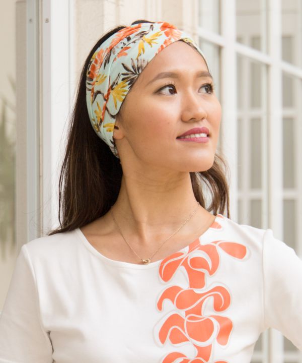 ハワイアンロコヘアバンド TURQUOISE -