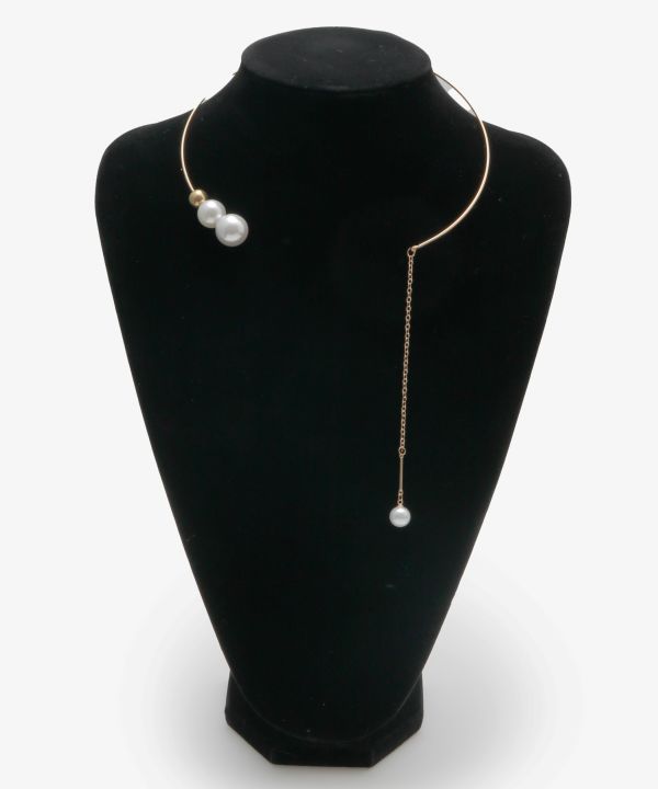 パールオープンネックレス GOLD -