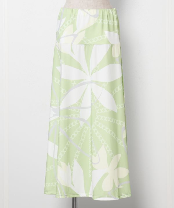 ティアレトアマキシスカート MOSS GREEN M-L