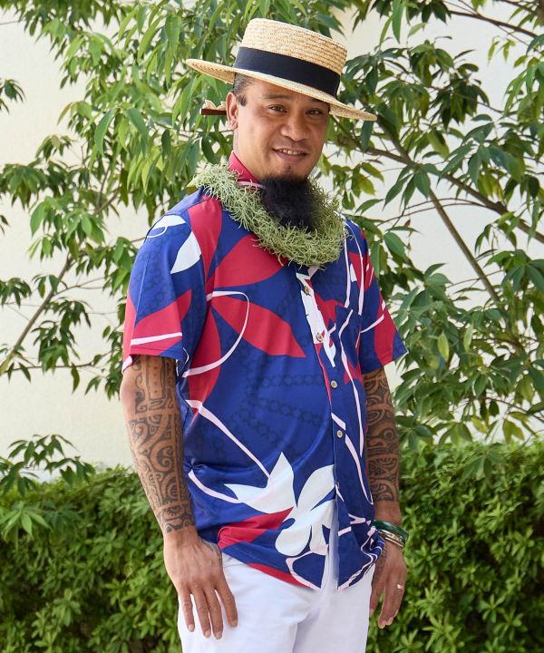 ティアレトアシャツ(Men's) NAVY M