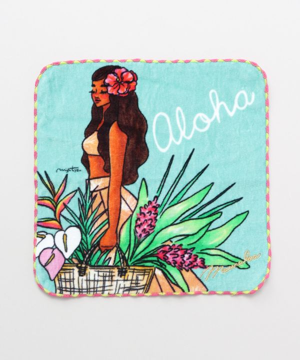 【マイティ・スー】バスケットタオルハンカチ