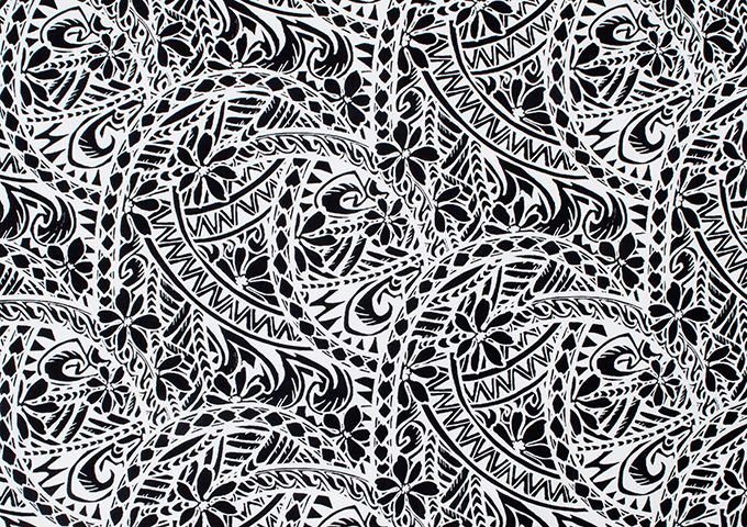 ポリネシアンタパ／ブラック系