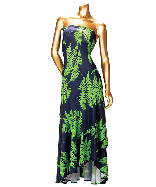 ベアトップドレス 【前後差：21cm】