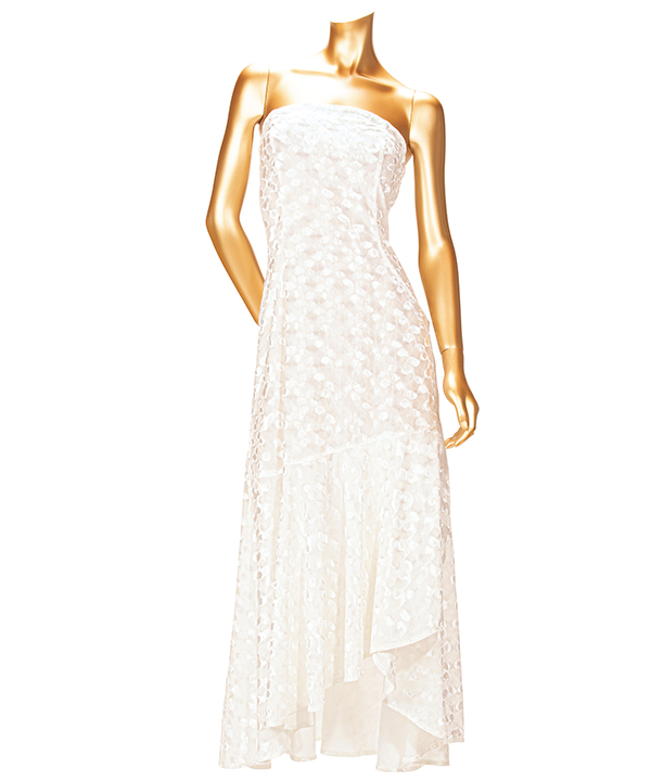 ベアトップドレス 【前後差：21cm】