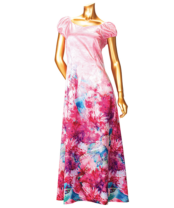 ラグラン袖ドレス 【前後差：5cm】