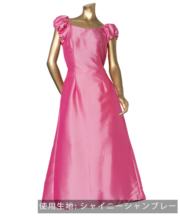 ラグラン袖ドレス【前後差：5cm】