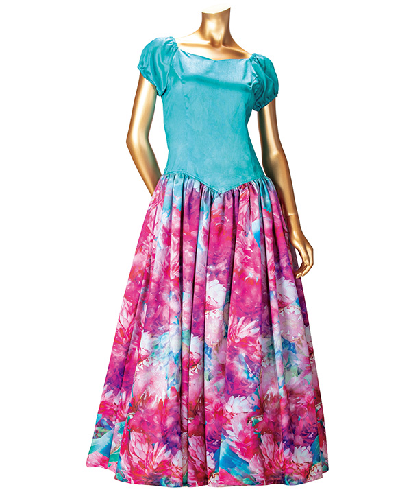 ラグラン袖ドレス