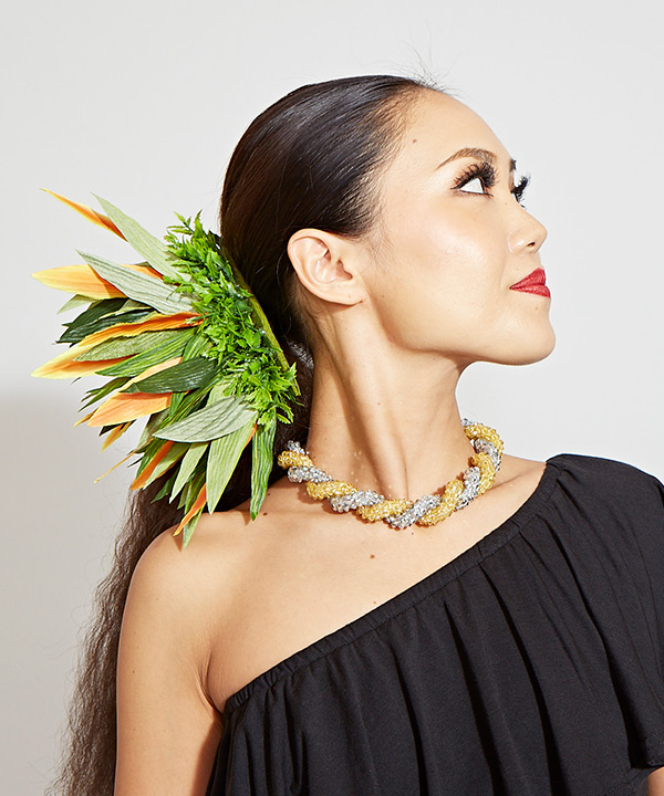 マウナロア MMJ ワンショルダーベロアドレス マウナロア【Maunaloa】|フラダンス衣装の専門店|ワンショルダー