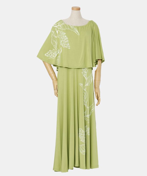 アワプヒ ケープ＆フレアーワンピース