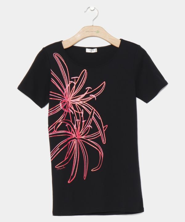 フラダンス　マウナロア　ティアレレース柄　Tシャツ＆パウスカート　セット 楽天市場】○o。【新作】【Maunaloa】ハワイアン ティアレ