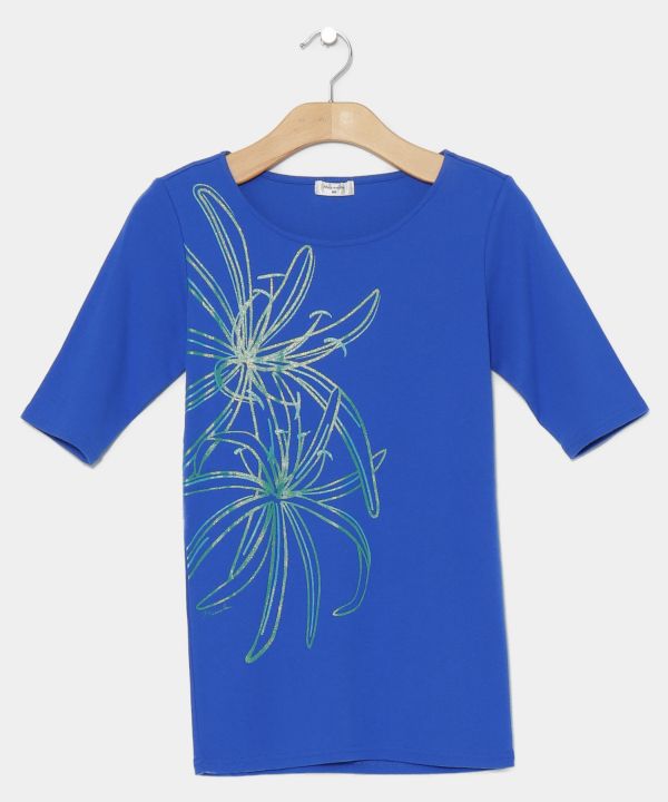 シャイニーリリーＴシャツ(５分袖)